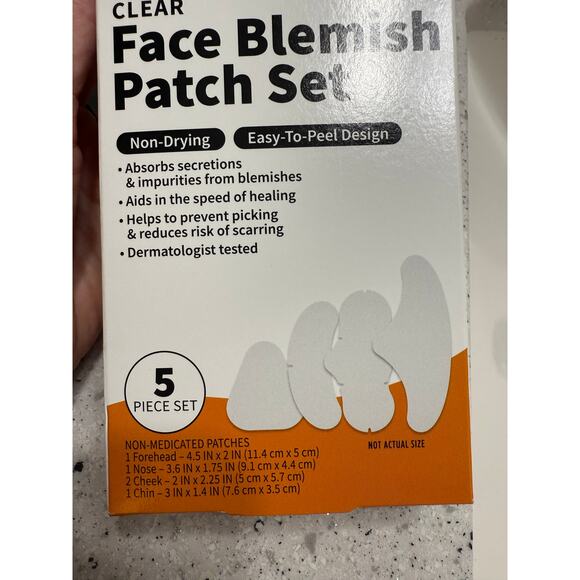*New in Box* Walgreens Clear Face Blemish Pimple Patch Set (5 count) - Picture 3 of 3
